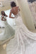Charming Lace Appliques Backless Wedding Dresses Sleeveless Mermaid Bridal Gown WD15