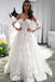 Elegant A Line Sweetheart Strapless Ivory Lace Appliques Backless Wedding Dresses WD28