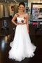 Gorgeous Two Piece Off White Cap Sleeves Long Prom Dress with Floral PDK94