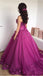 Ball Gown 3D Flowers Purple Sweetheart Strapless Prom Dresses Quinceanera Gowns PD172