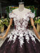 Princess Sparkly Off the Shoulder Long Prom Dress, Ball Gown Quinceanera Dresses PDS26
