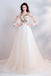 Pretty A Line Long Sleeves Tulle Appliques  Prom Dresses With Flowers PDG69