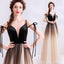 A Line Spaghetti Straps Tulle Long Prom Dress, Charming Evening Dresses PDQ70