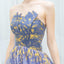 New Arrival A Line Strapless  Long Prom Dress Formal Evening Dresses PDQ72