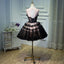 Black A Line Tulle Sweetheart Homecoming Dresses, Short  Prom Dress PDN52