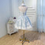 A Line Lace Appliques Halter Homecoming Dresses, Short Party Dress PDN56