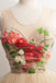 A line Scoop 3D Flowers Tulle Short Homecoming Dresses, Graduation Dresses OMH0095