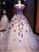 Butterfly Cap Sleeves Long Ball Gown Prom Dress Cheap Evening Dresses PDR45