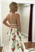 Charming V Neck Floral Embroidery Long Lace Prom Dress with Pocket PDJ1