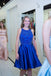 Royal Blue Short Prom Dress, Homecoming Dress For Graduation Party PDL78