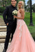 Elegant A Line Spaghetti Straps Tulle Scoop Prom Dresses with Lace Appliques, Evening Dresses SK30