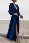 Boho Colorful V Neck A Line Cheap Bridesmaid Dress, Long Modest Dresses PDH12