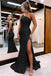 Glitter Mermaid Burgundy One Shoulder Sequins Long Prom Dress With Open Back OM0353