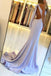 Elegant Backless Mermaid Prom Dresses with Split,Simple Teens Party Dresses PDI23