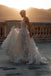 Unique Ivory Lace Appliques Straps Scoop Wedding Dresses, Long Bridal Gowns OW0086