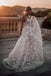 Unique Ivory Lace Appliques Straps Scoop Wedding Dresses, Long Bridal Gowns OW0086