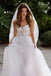 Vintage A Line Strapless Sweetheart Tulle Beach Wedding Dresses With Appliques OW0137