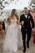Vintage A Line Strapless Sweetheart Tulle Beach Wedding Dresses With Appliques OW0137