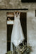 Gorgeous A line Tulle V Neck Straps Bridal Dresses, Beach Wedding Dress With Lace OW0104