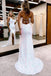 Sparkly Mermaid Royal Blue V Neck Long Prom Dress With Slit, Dance Dresses OM0320